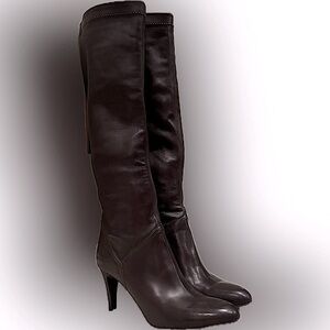 Cole Haan Women’s 7 1/2 knee high brown leather boots. Excellent condition.